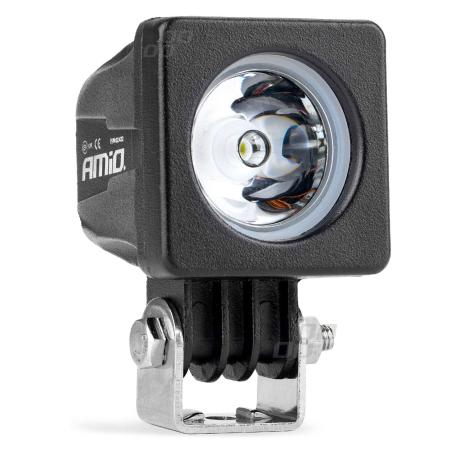 Proiector awl18 din metal 1led hp spot - 9/36v - profunzime - alb