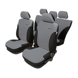 Huse scaun dynamik super airbag l 9buc - negru/gri