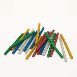 Baton termoadeziv - 7 mm - colorat, glitter