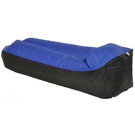 Sezlong, canapea gonflabila Royokamp Lazy Bag, 180x70x50 cm, albastra